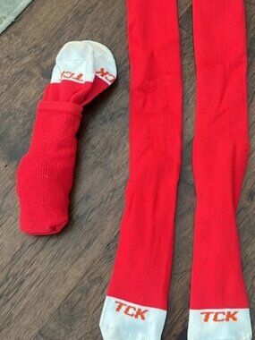 TCK Men's Athletic Socks - Red